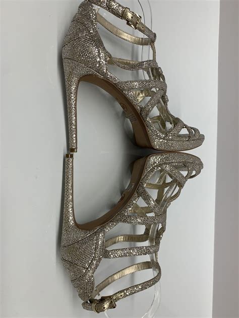 michael kors sandra platform glitter|michael kors glitter slide sandals.